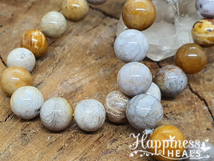 Coral Jasper - 10mm Bead