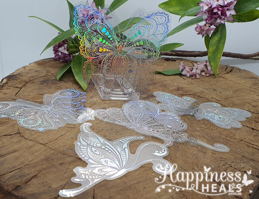 Holographic Butterfly 🦋 Stickers