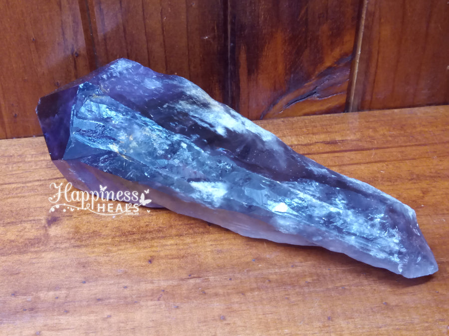 Dragon Tooth Amethyst Elestial Crystal Point Wand: A Majestic Tool of Spiritual Power