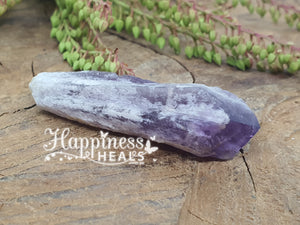 Dragon Tooth Amethyst Elestial Crystal Point Wand