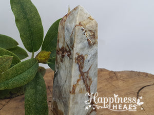 Blue Daud Jasper Obelisk