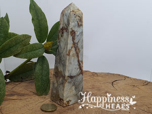 Blue Daud Jasper Obelisk