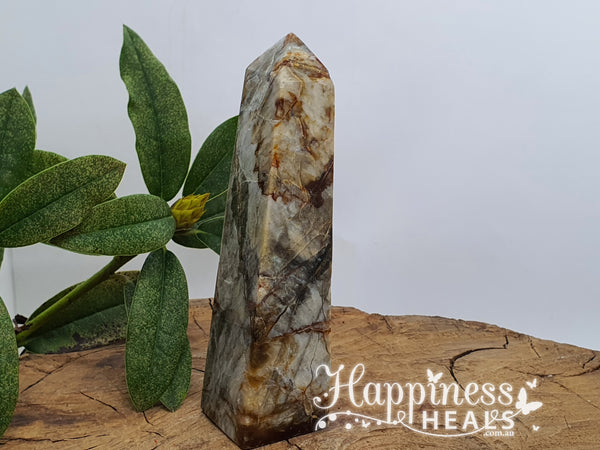 Blue Daud Jasper Obelisk