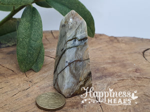 Blue Daud Jasper Obelisk