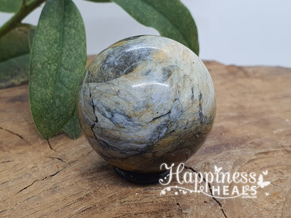 Blue Daud Jasper Sphere