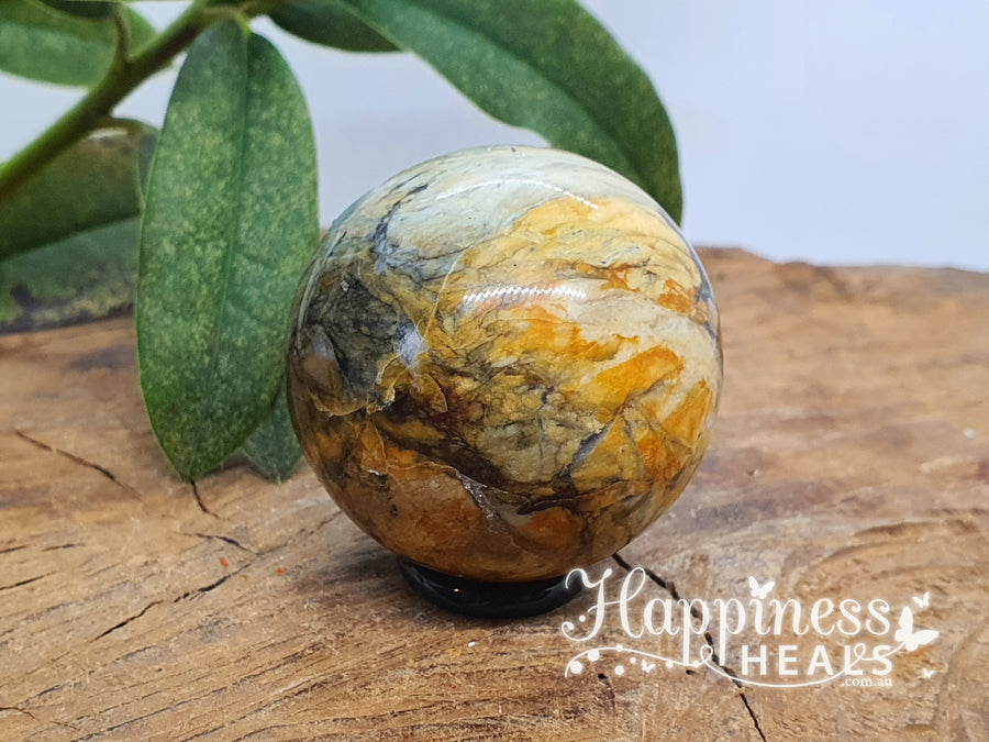 Blue Daud Jasper Sphere