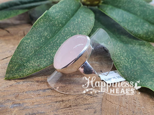 Rose Quartz Ring - Size 9