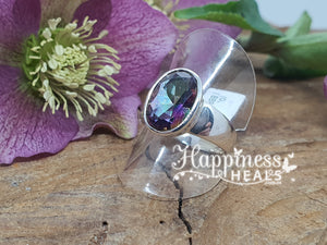 Mystic Quartz Ring - Size 9