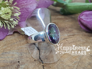 Mystic Quartz Ring - Size 9