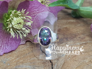 Mystic Quartz Ring - Size 9