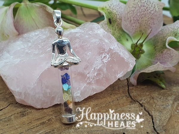 Chakra Silver Pendant