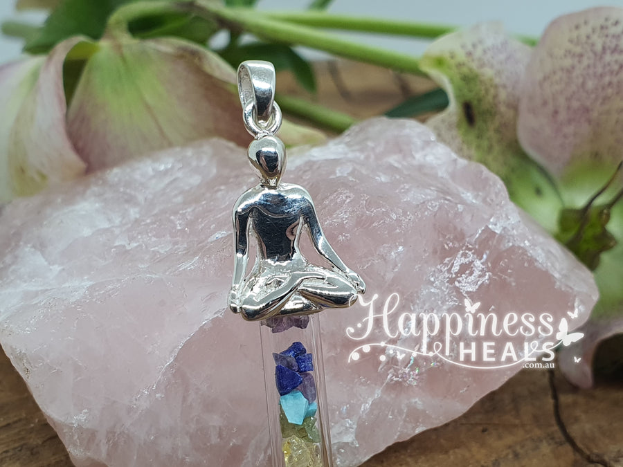 Chakra Silver Pendant