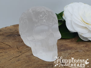 Selenite Skull