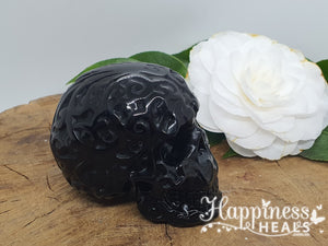 Black Obsidian Skull