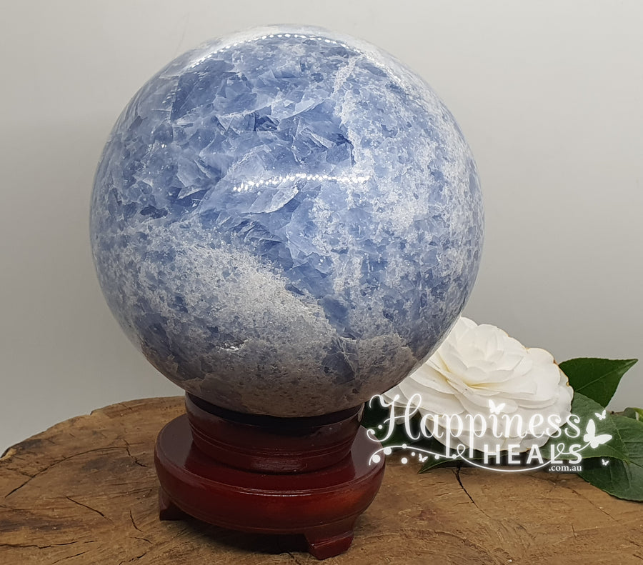 Blue Calcite Sphere