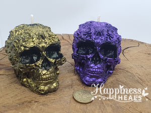 Decorative Skull Candles: Bold, Intricate, and Perfectly Spooky