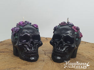 Rose Skull Candles: Gothic Romance with a Touch of Elegance