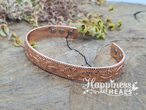 Timeless Copper & Magnetic Bracelet – Classic Style with a Modern Touch