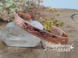 Timeless Copper & Magnetic Bracelet – Classic Style with a Modern Touch