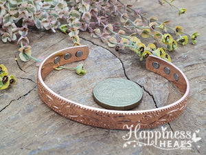 Timeless Copper & Magnetic Bracelet – Classic Style with a Modern Touch