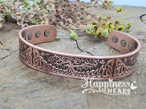 Timeless Copper & Magnetic Bracelet – Classic Style with a Modern Touch