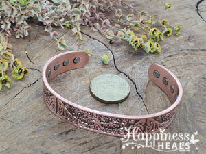 Timeless Copper & Magnetic Bracelet – Classic Style with a Modern Touch