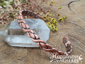 Timeless Copper & Magnetic Bracelet – Classic Style with a Modern Touch