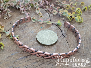 Timeless Copper & Magnetic Bracelet – Classic Style with a Modern Touch