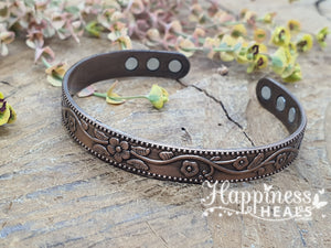 Timeless Copper & Magnetic Bracelet – Classic Style with a Modern Touch