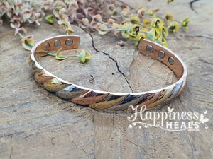 Timeless Copper & Magnetic Bracelet – Classic Style with a Modern Touch