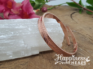 Handcrafted Copper Leaf Bracelet – Classic Style & Natural Elegance