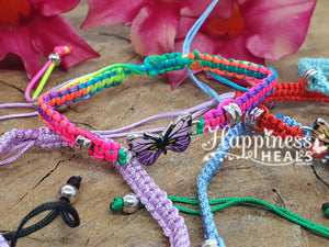 Colorful Butterfly String Bracelets – Playful, Vibrant & Adjustable