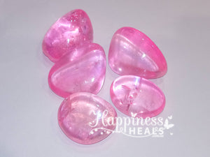 Pink Angel Aura: A Stone of Divine Love and Spiritual Upliftment (Tumbled)