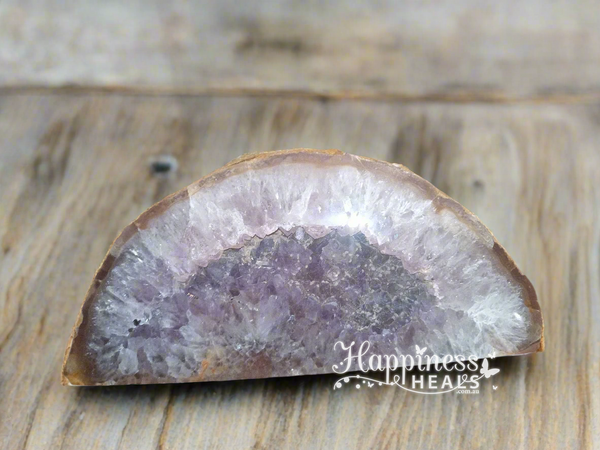 Agate & Amethyst Cut and Polished Geode Druzy: A Stunning Fusion of Earth’s Beauty