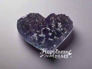 Amethyst Cluster Heart: A Symbol of Tranquility and Spiritual Growth