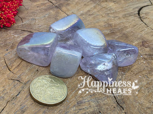 Aura Amethyst (Tumbled Stone)