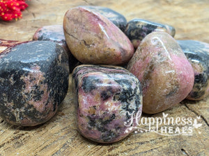 💖 Rhodonite – The Stone of Love & Emotional Healing! 💖 (Tumbled)