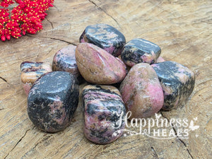 💖 Rhodonite – The Stone of Love & Emotional Healing! 💖 (Tumbled)