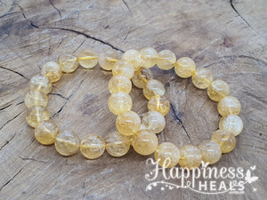 Citrine Bracelet - 10mm Ball