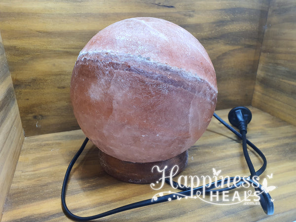 Himalayan Giant Orb Salt Lamp