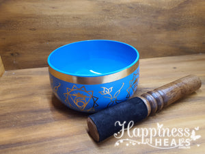 Light Blue Singing Bowl - Throat Chakra