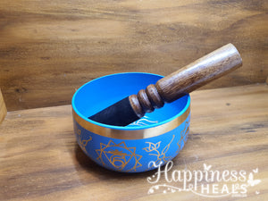 Light Blue Singing Bowl - Throat Chakra