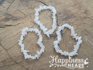 Rose Quartz Chip Bracelet – The Stone of Love & Emotional Healing