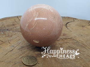 Peach Moonstone Sphere