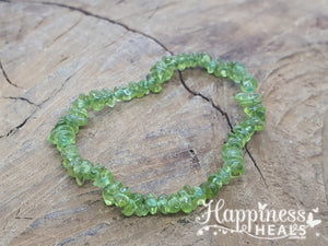 Peridot Chip Bracelet