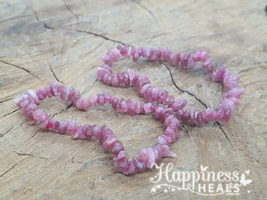 Red Tourmaline Chip Bracelet – Passion, Strength & Emotional Healing