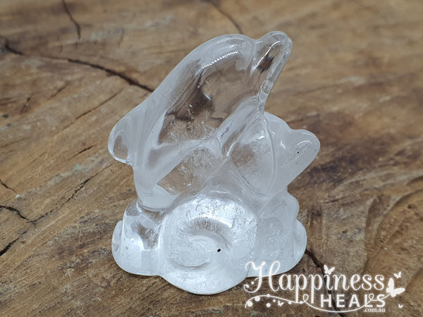 Clear Quartz Dolphins