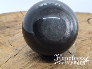 Silver Sheen Obsidian Sphere