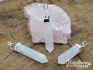 Selenite Point Pendant