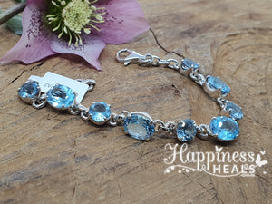 Blue Topaz Bracelet